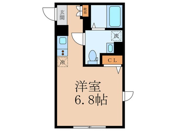 トリニティ桜新町の物件間取画像